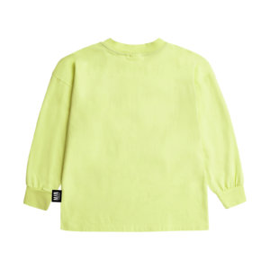 lime green kids longsleeve back