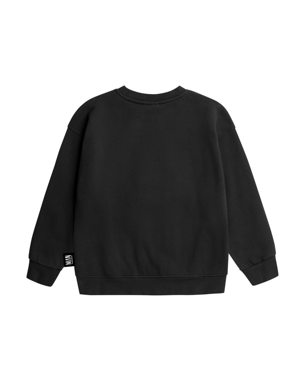 black unisex sweatshirt back