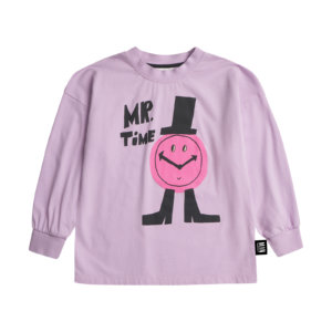 purple longsleeve kids front