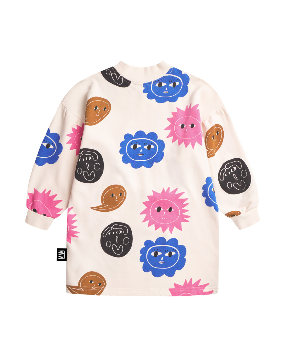 planets sweater dress back