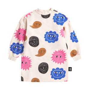 planets sweater dress front