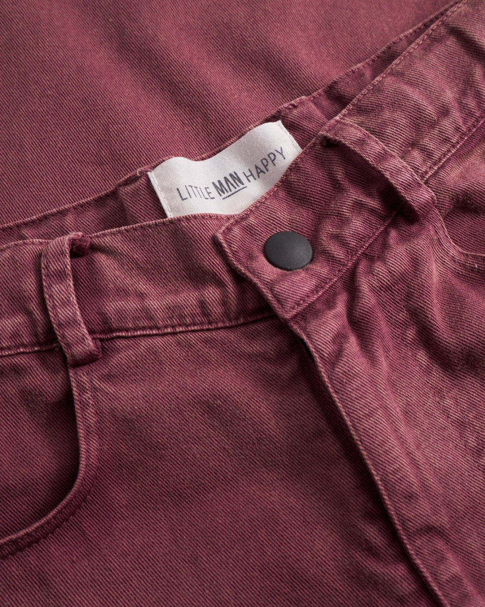 RED HEAVY WASHED Wide Leg Pants