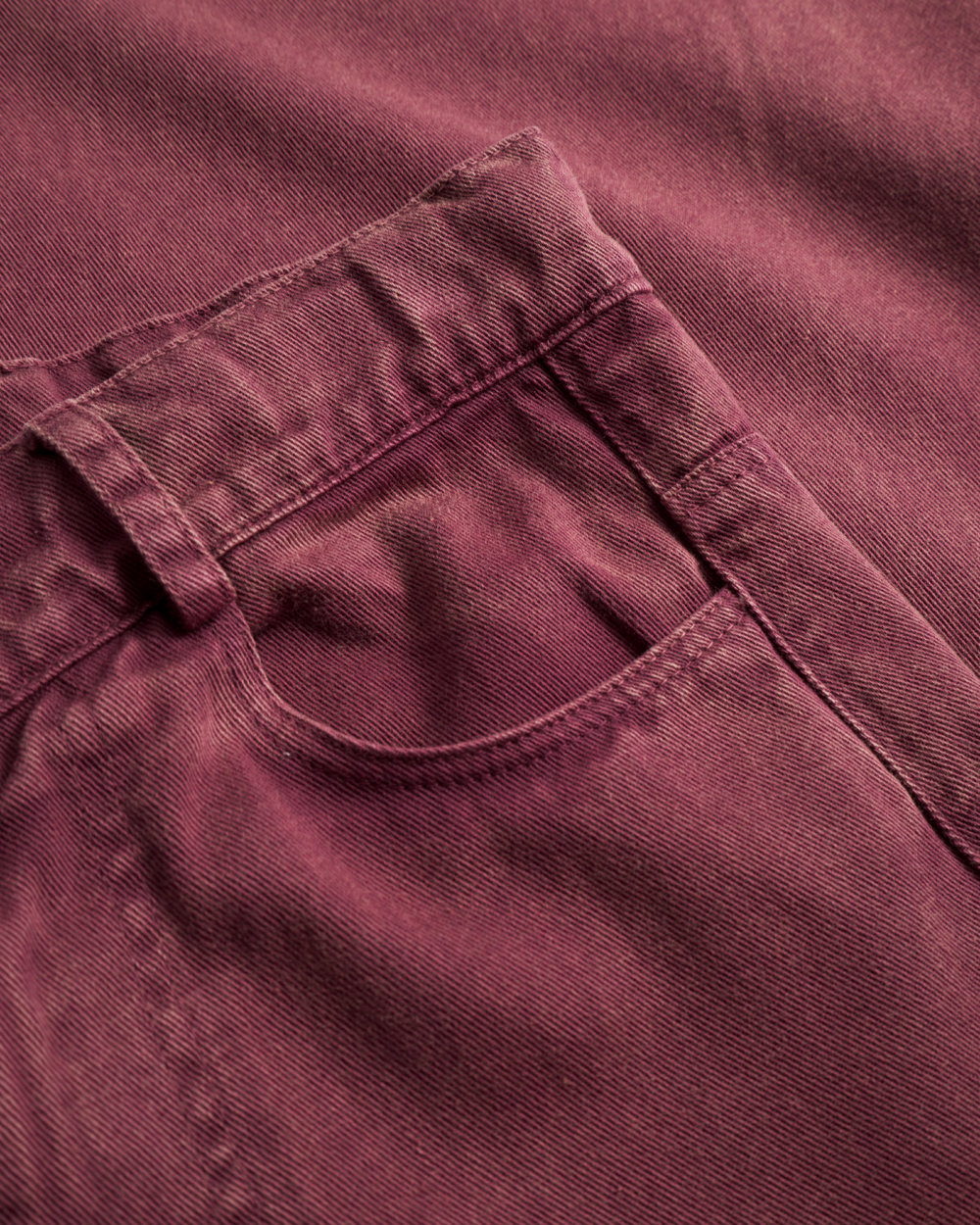 RED HEAVY WASHED Wide Leg Pants