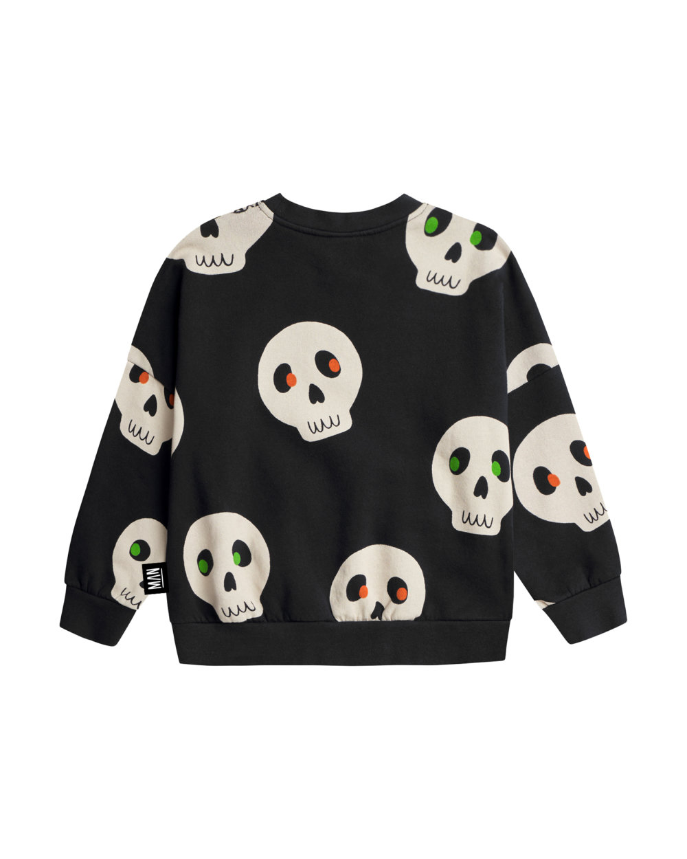 bold black kids sweater back