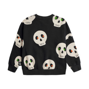 bold black kids sweater back