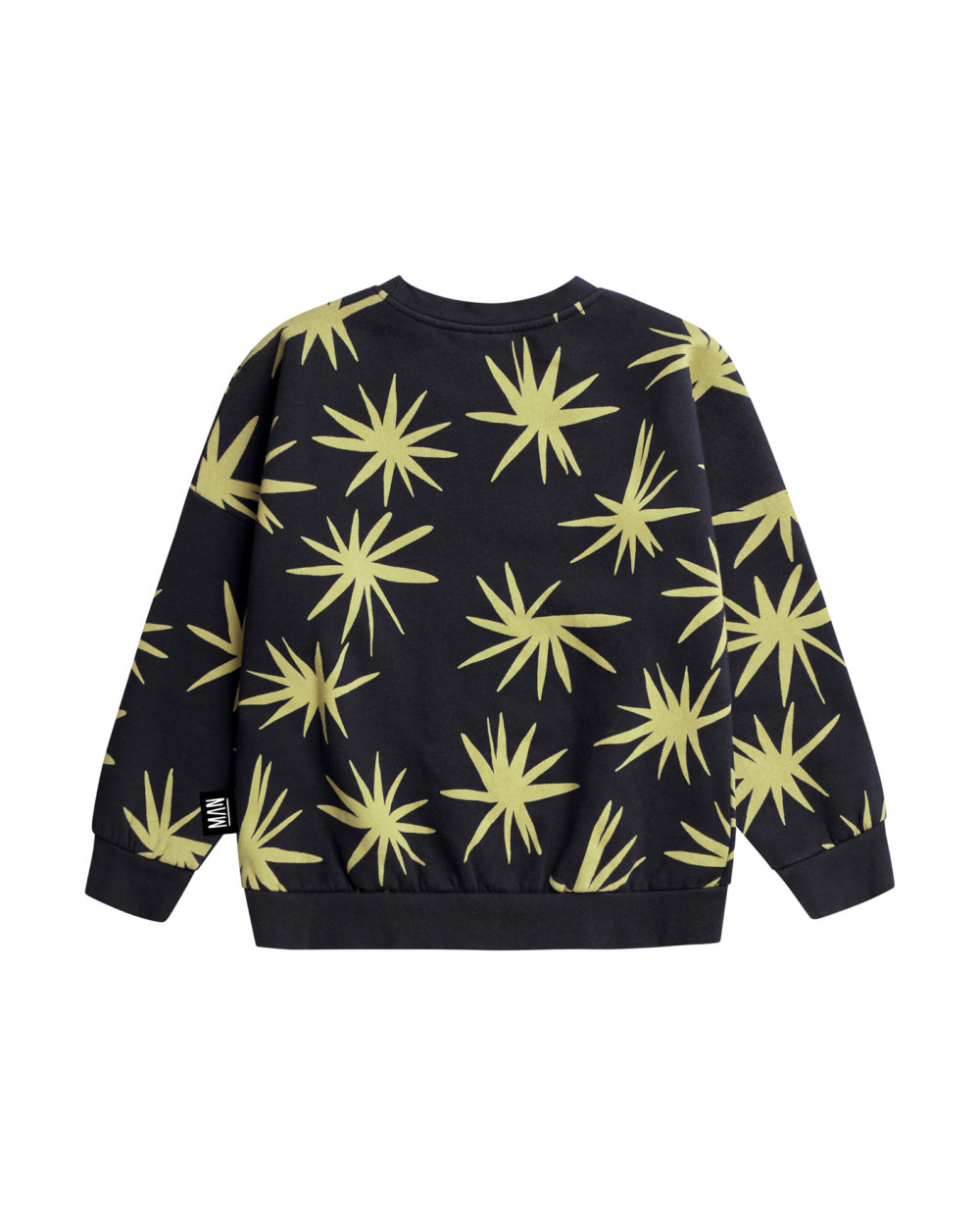 black unisex kids sweater back