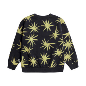 black unisex kids sweater back