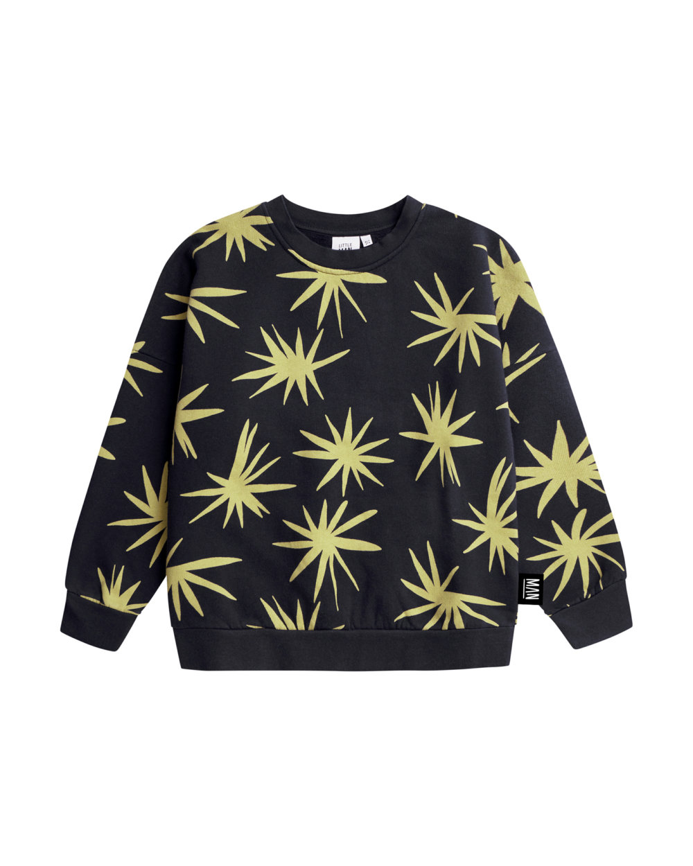 black unisex kids sweater front