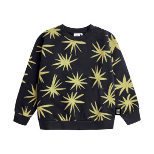black unisex kids sweater front