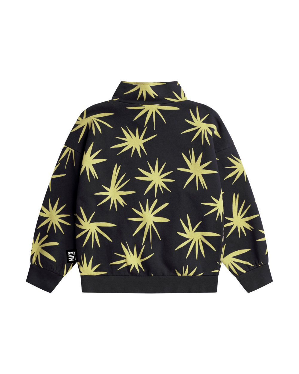 black zip jacket back