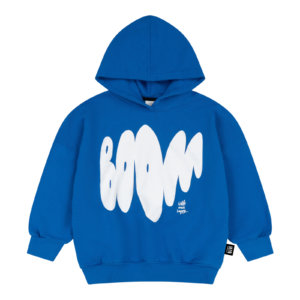 blue organic kids hoodie