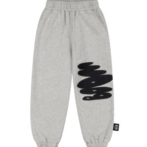 grey melange kids joggers