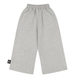 organic grey kids joggers back