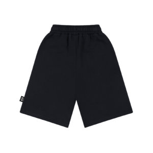 black street long shorts back
