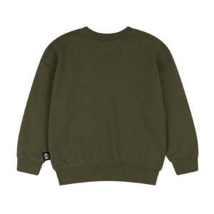green organic kids sweatshirt back