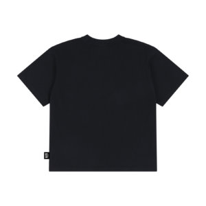 kids black skate t-shirt back
