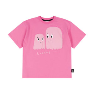 pink kids skate t-shirt
