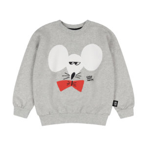 grey mouse kids sweater