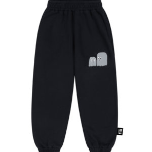 black boo print kids joggers