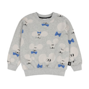 grey melange kids sweater